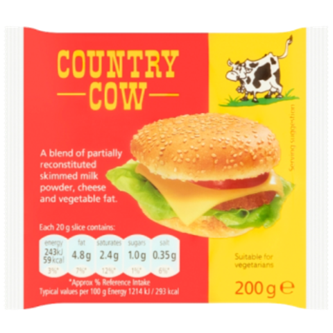 Country Cow Cheese Slices 10pk