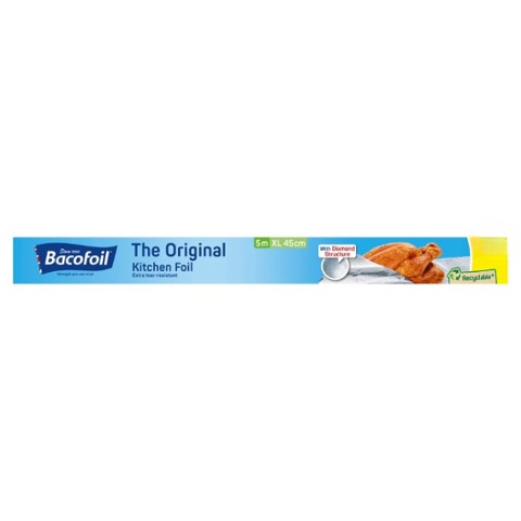 Bacofoil The Original Kitchen Foil XL 5m x 45cm