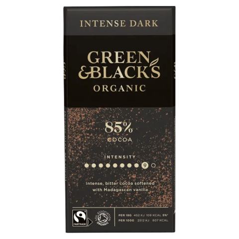 Green & Black's Organic 85% Dark Chocolate