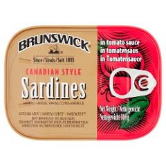Brunswick Canadian Style Sardines in Tomato Sauce