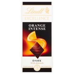 Lindt Excellence Orange Intense Dark with Almonds