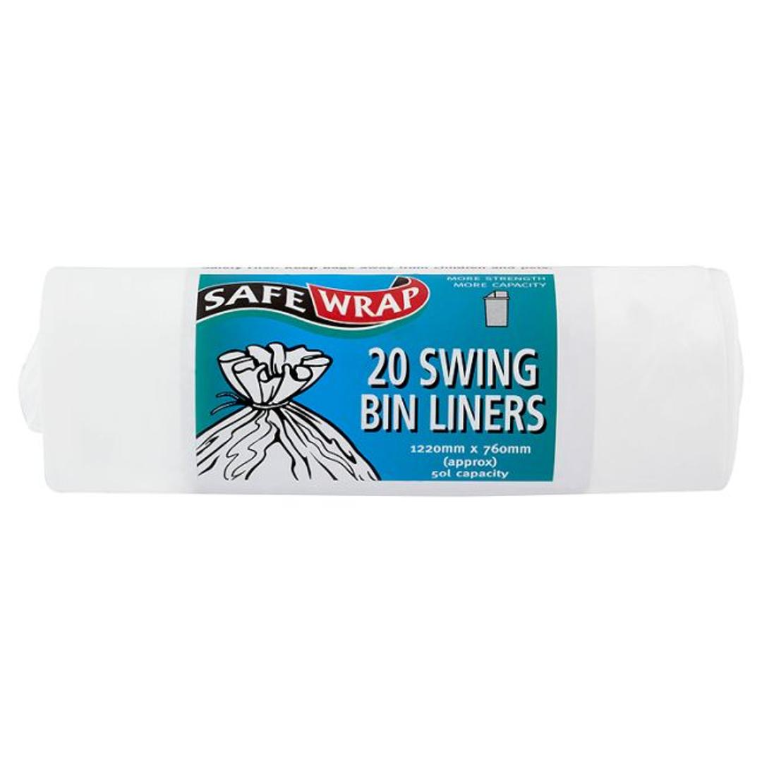 Safe Wrap Swing Bin Liners 20pk