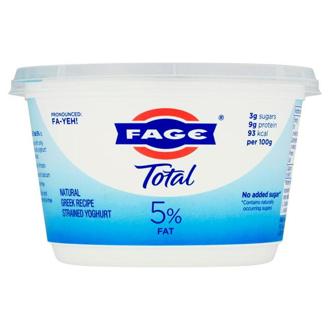 Fage Total 5% Fat Natural Greek Recipe Strained Yoghurt
