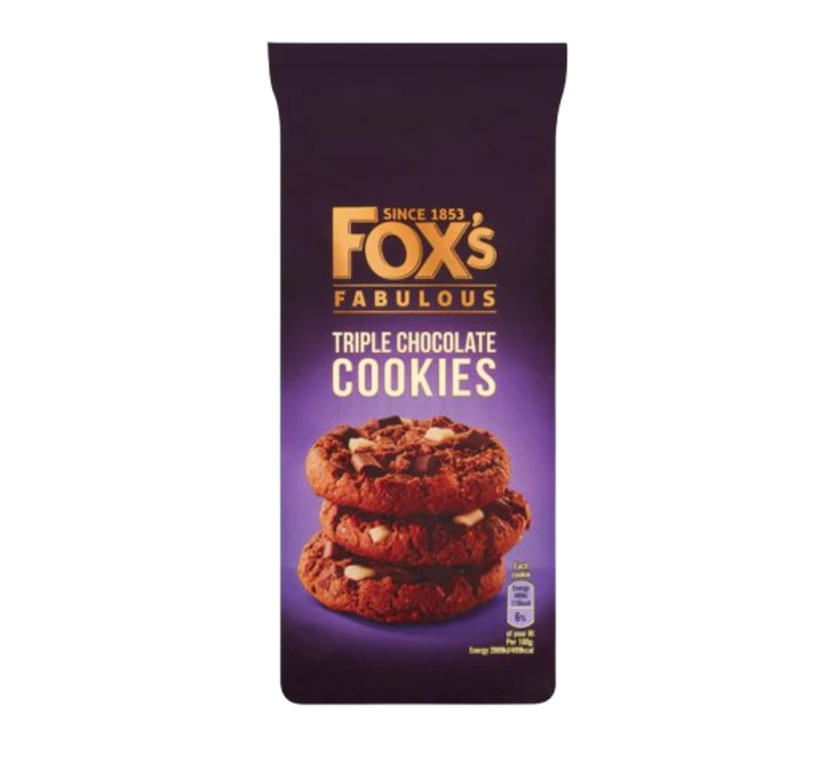 Fox's Fabulous Triple Chocolate Cookies