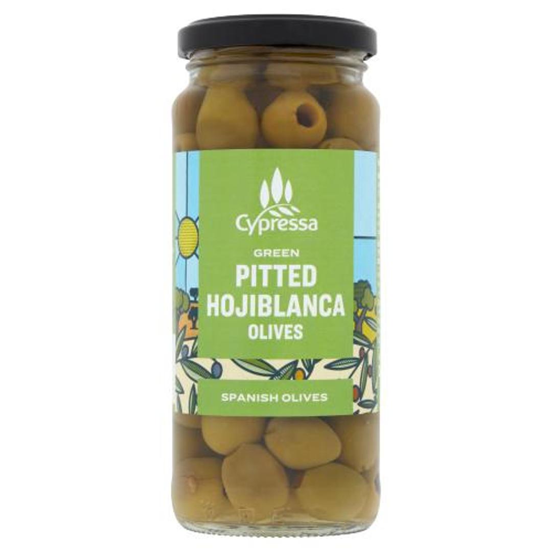 Cypressa Green Pitted Hojiblanca Olives