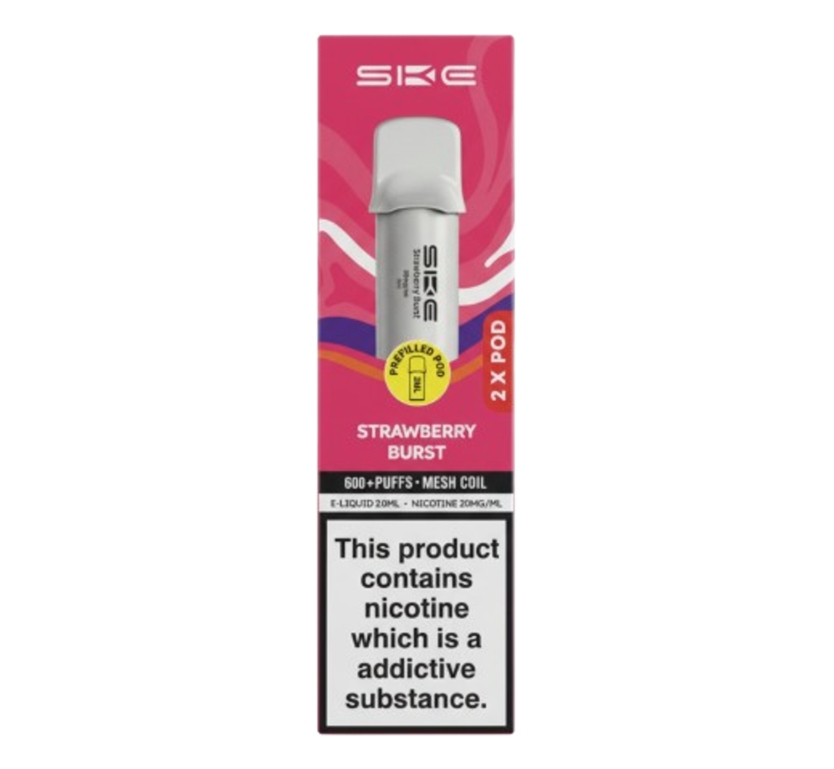 SKE 600 Strawberry Burst 2 X Pod