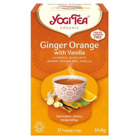 Yogi Tea Organic Ginger Orange with Vanilla 17pk