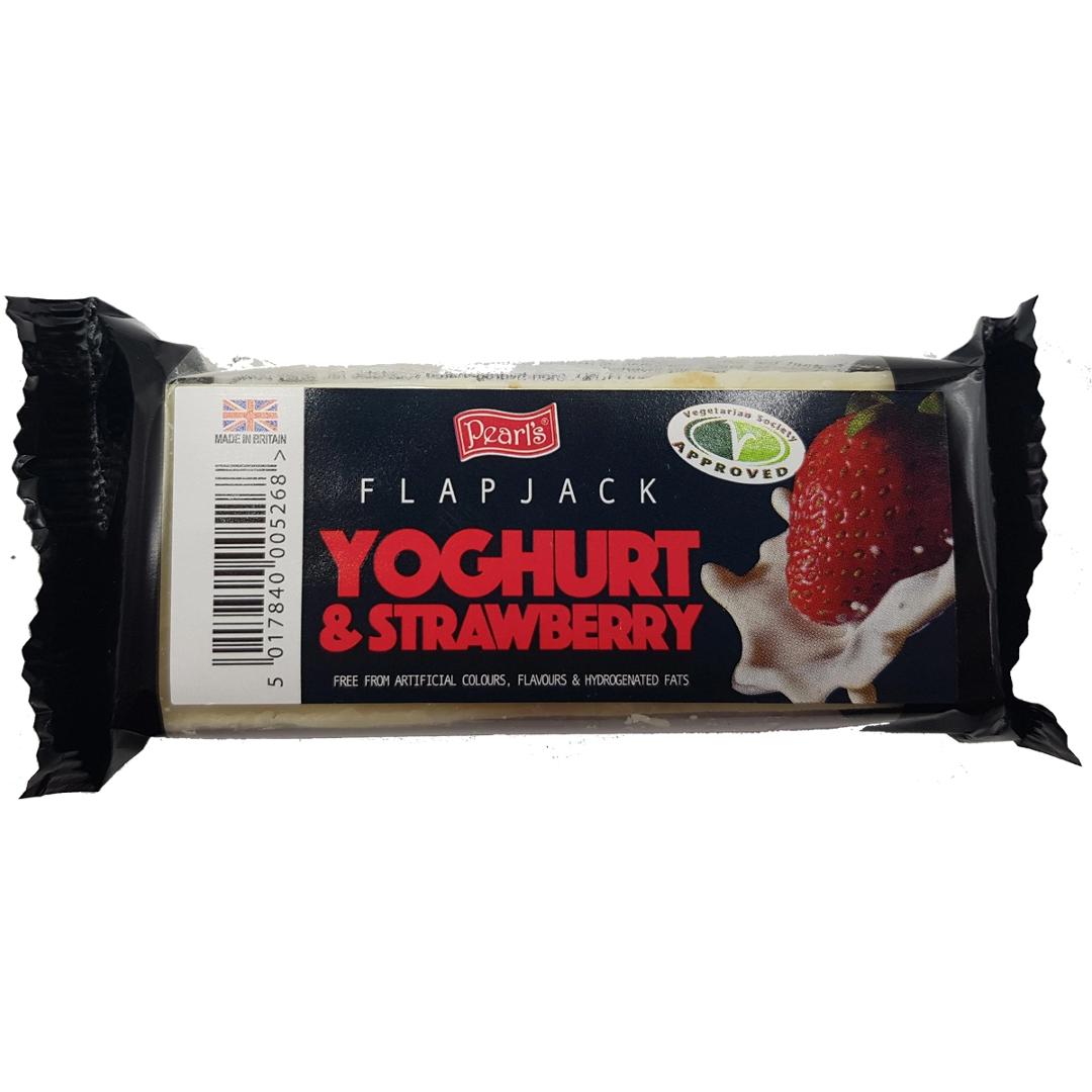 Pearl's Cafe Flapjack Yoghurt & Strawberry