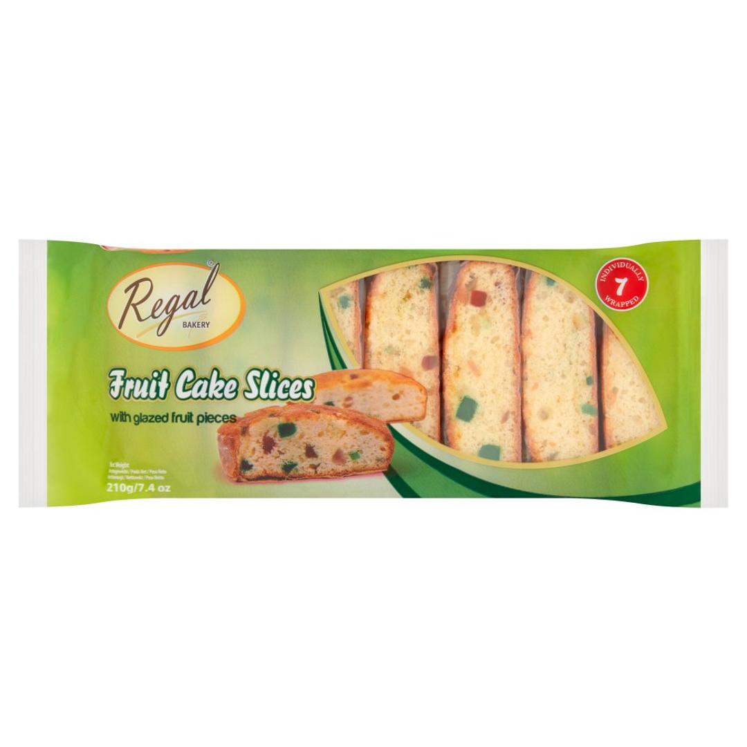 Regal Bakery Fruit Cake Slices with Glazed Fruit Pieces