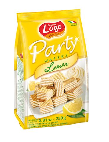 Gastone Lago Party Wafers Lemon