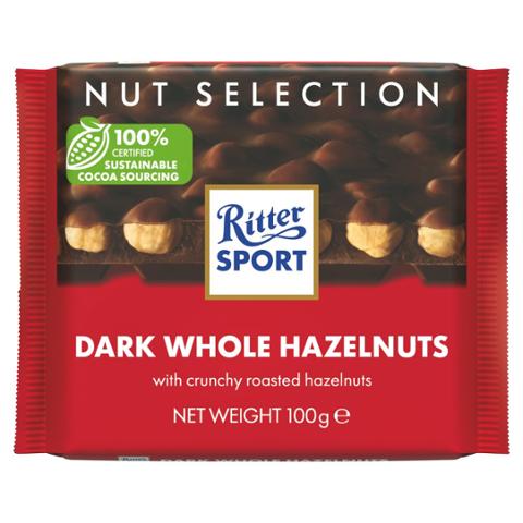 Ritter Sport Dark Whole Hazelnuts