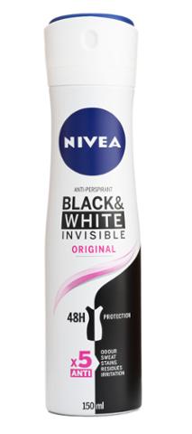 Nivea Black & White Original Antiperspirant Deodorant Spray