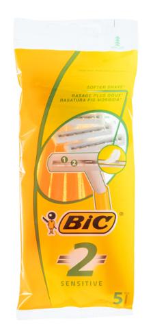 Bic 2 Sensitive Disposable Razors 5pk
