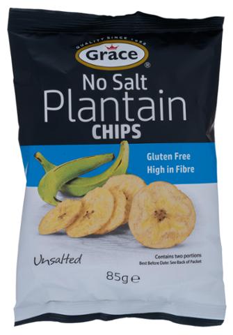 Grace No Salt Plantain Chips