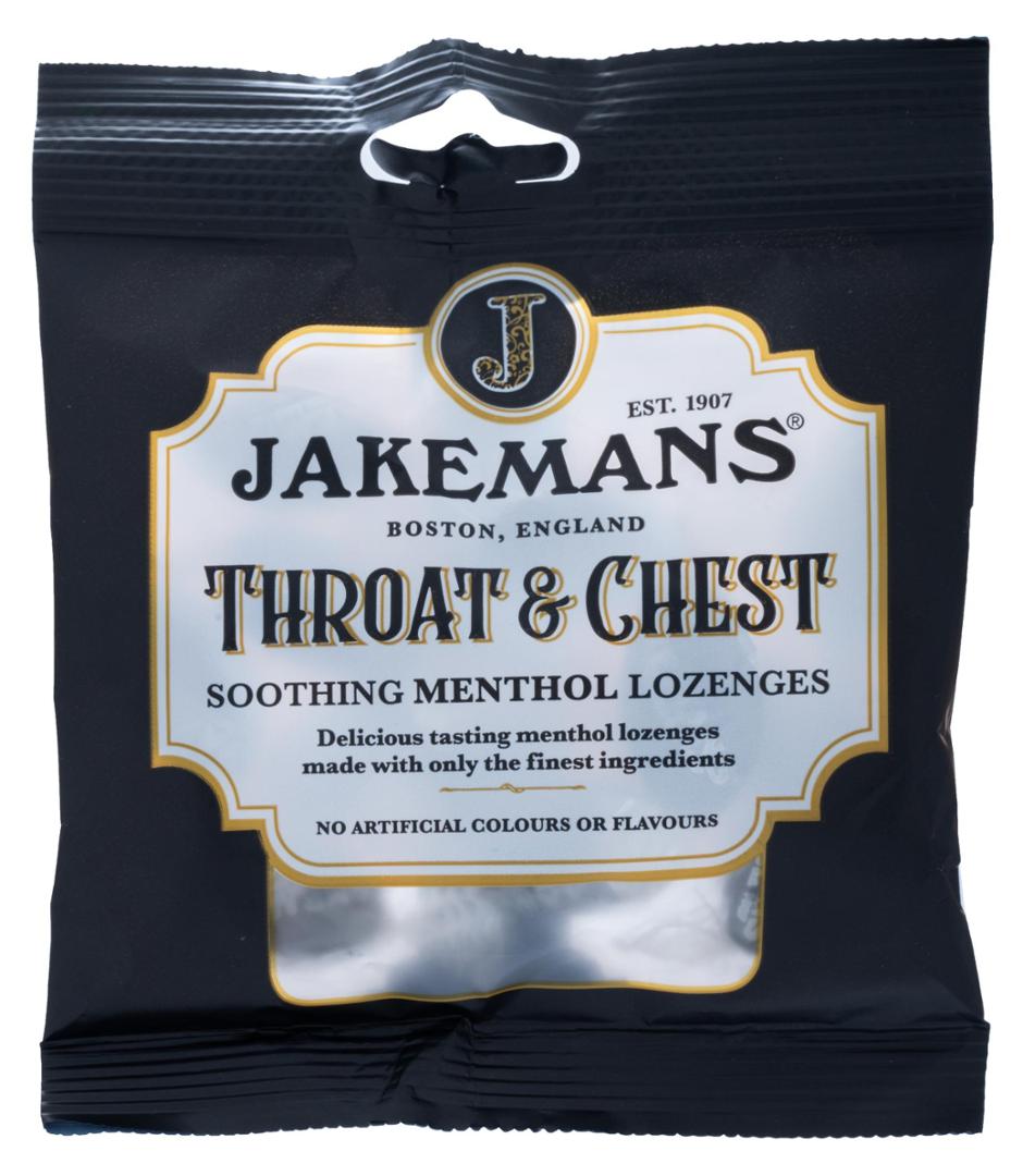 Jakemans Throat & Chest Soothing Menthol Lozenges