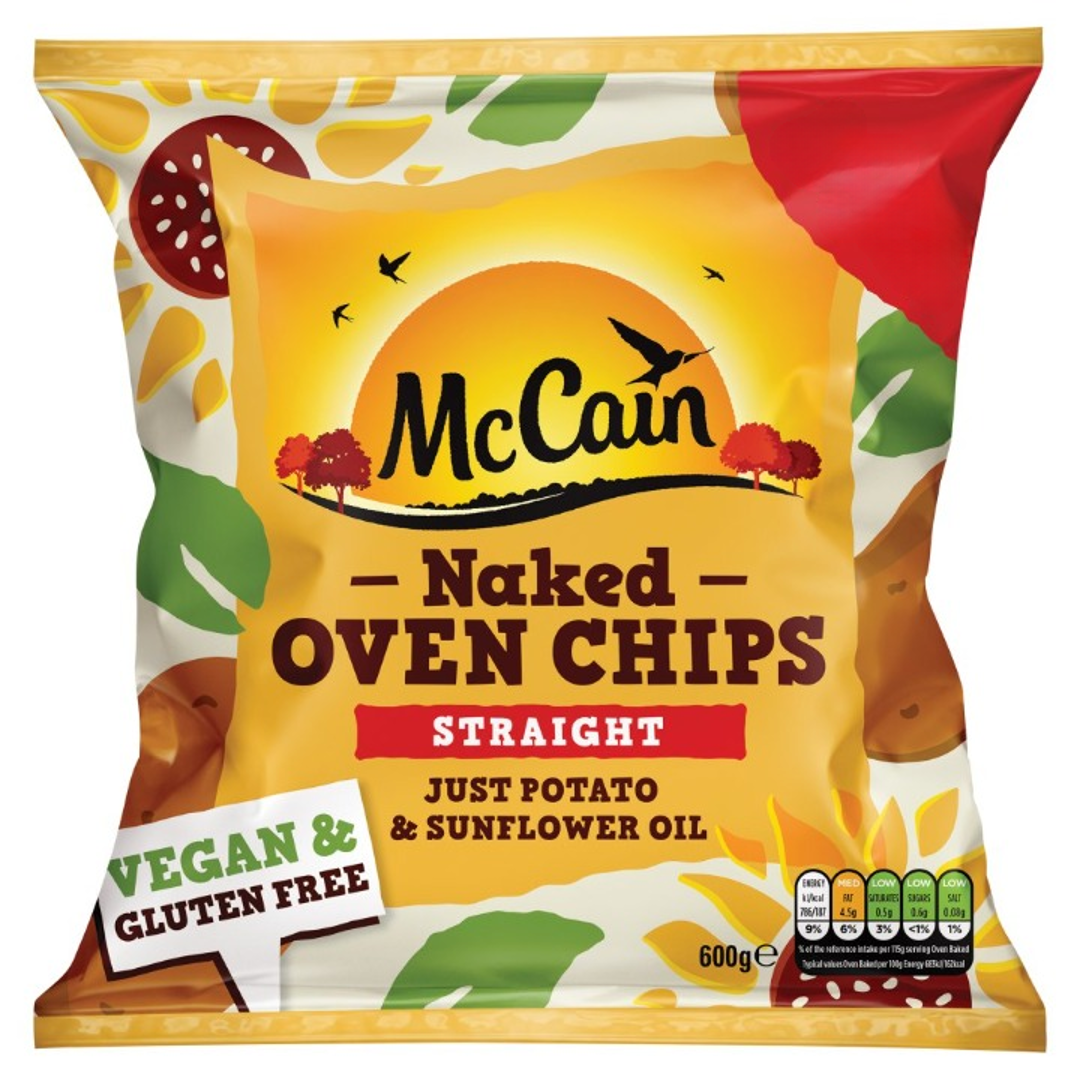 McCain Naked Oven Chips Straight