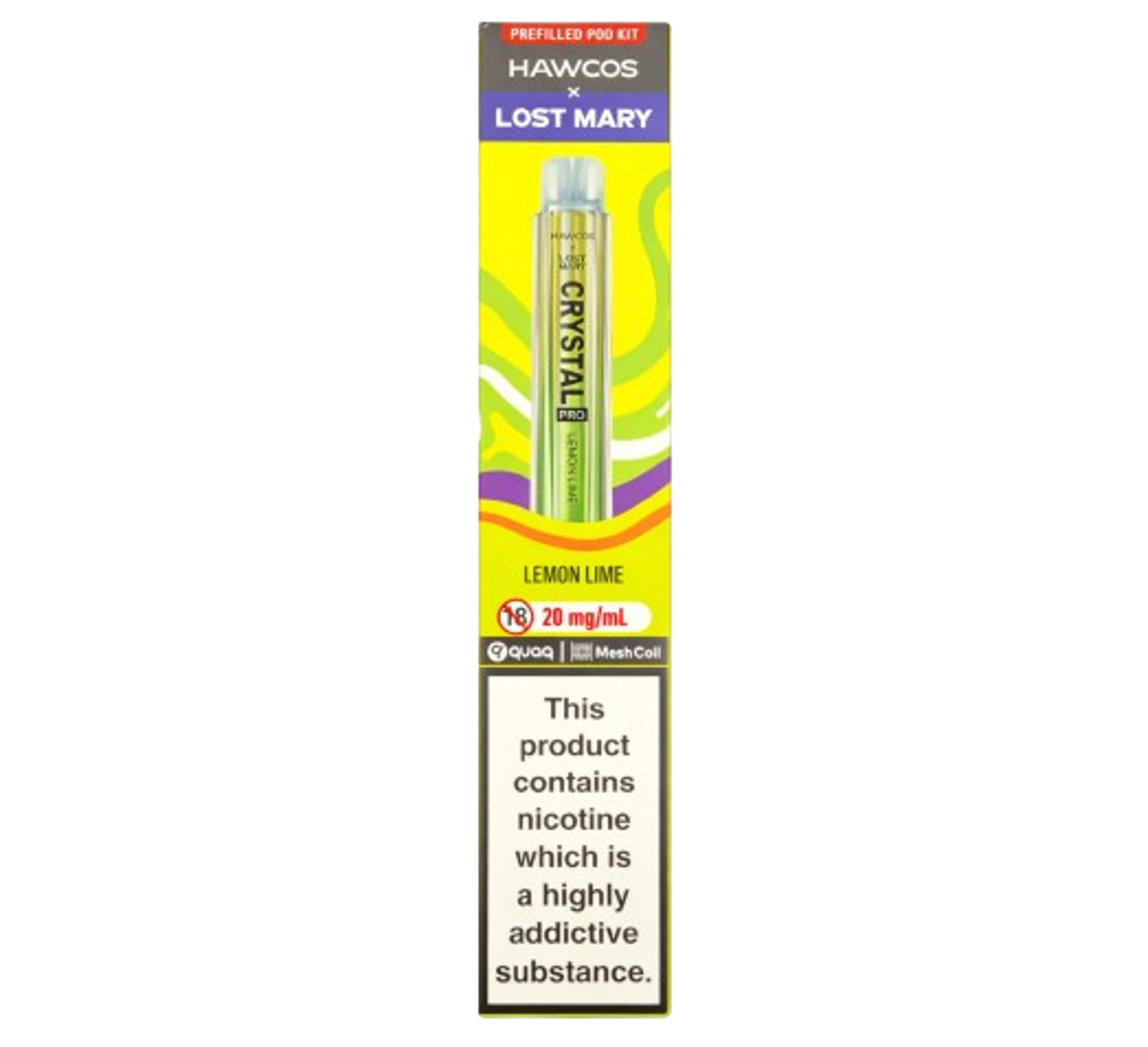 Hawcos x Lost Mary Lemon Lime Prefilled Pod Kit