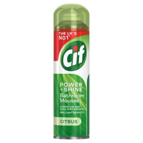 Cif Power & Shine Mousse Bathroom Cleaner Citrus