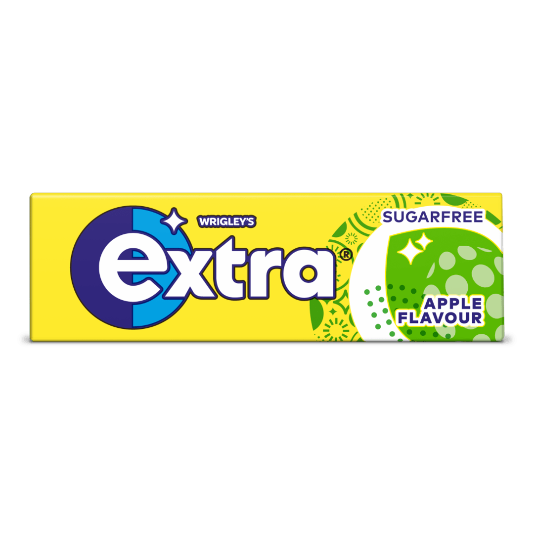 Extra Apple Flavour Sugar Free Chewing Gum 10 Pieces