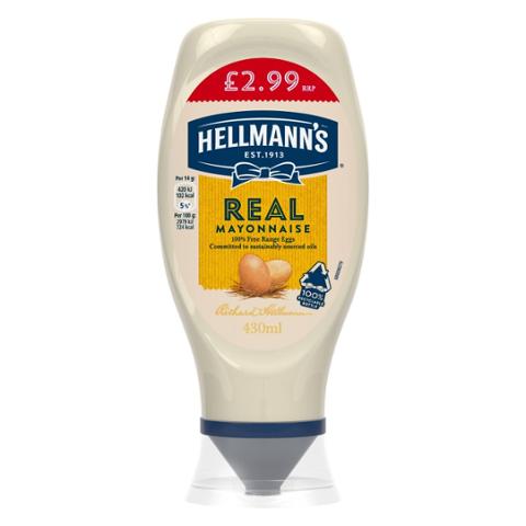 Hellmann's Squeezy Mayonnaise Real