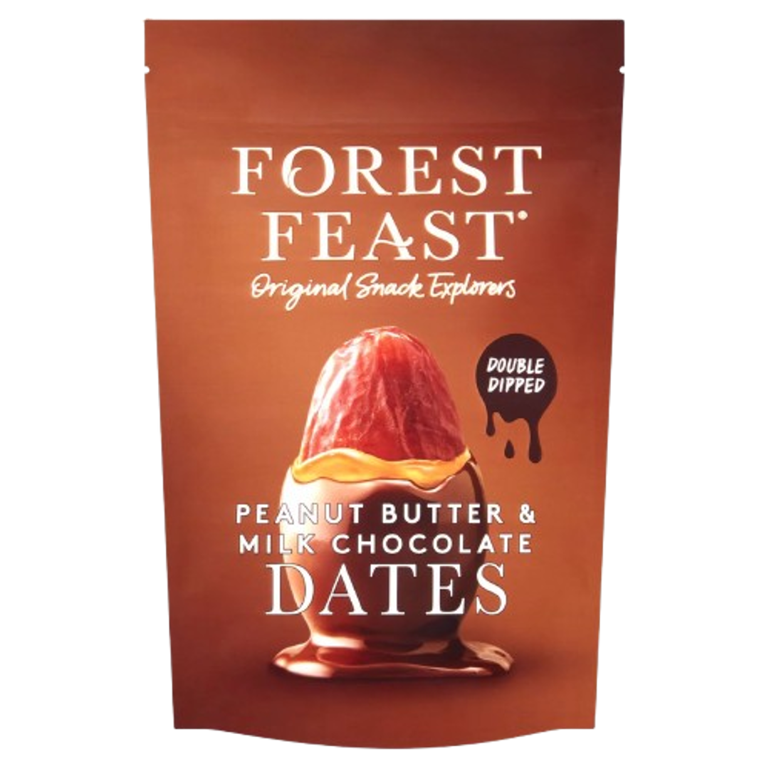 Forest Feast Peanut Butter & Milk Chocolate Dates