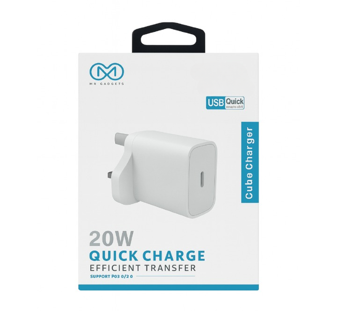 M8 Gadgets Quick Charge Cube Charger 20W