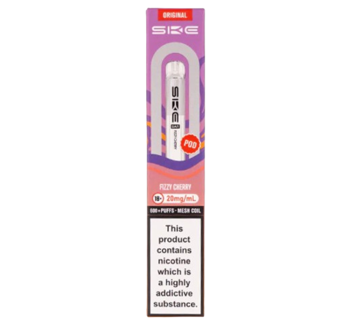 SKE Bar 600 Fizzy Cherry Pod