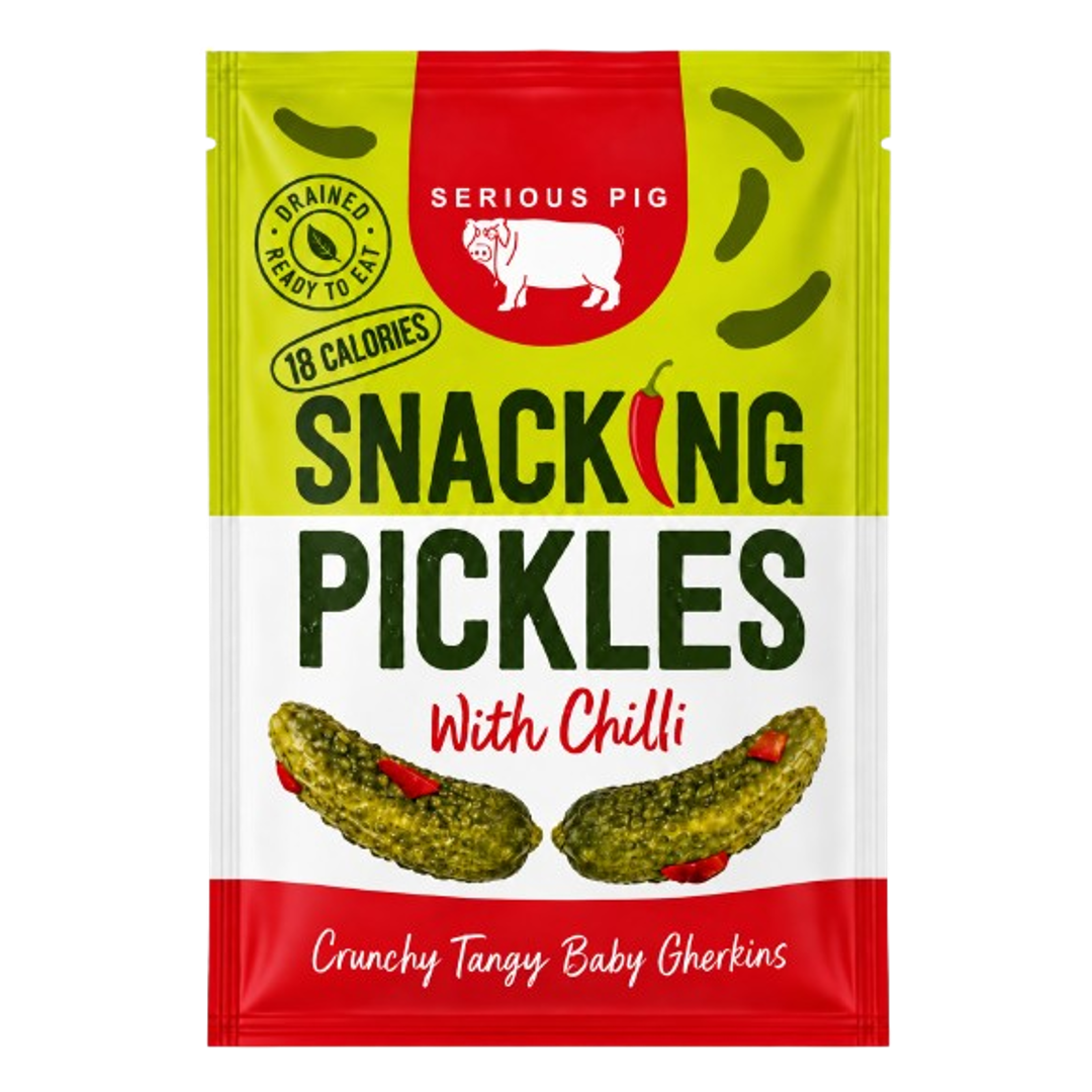 Serious Pig Snacking Pickles With Chilli