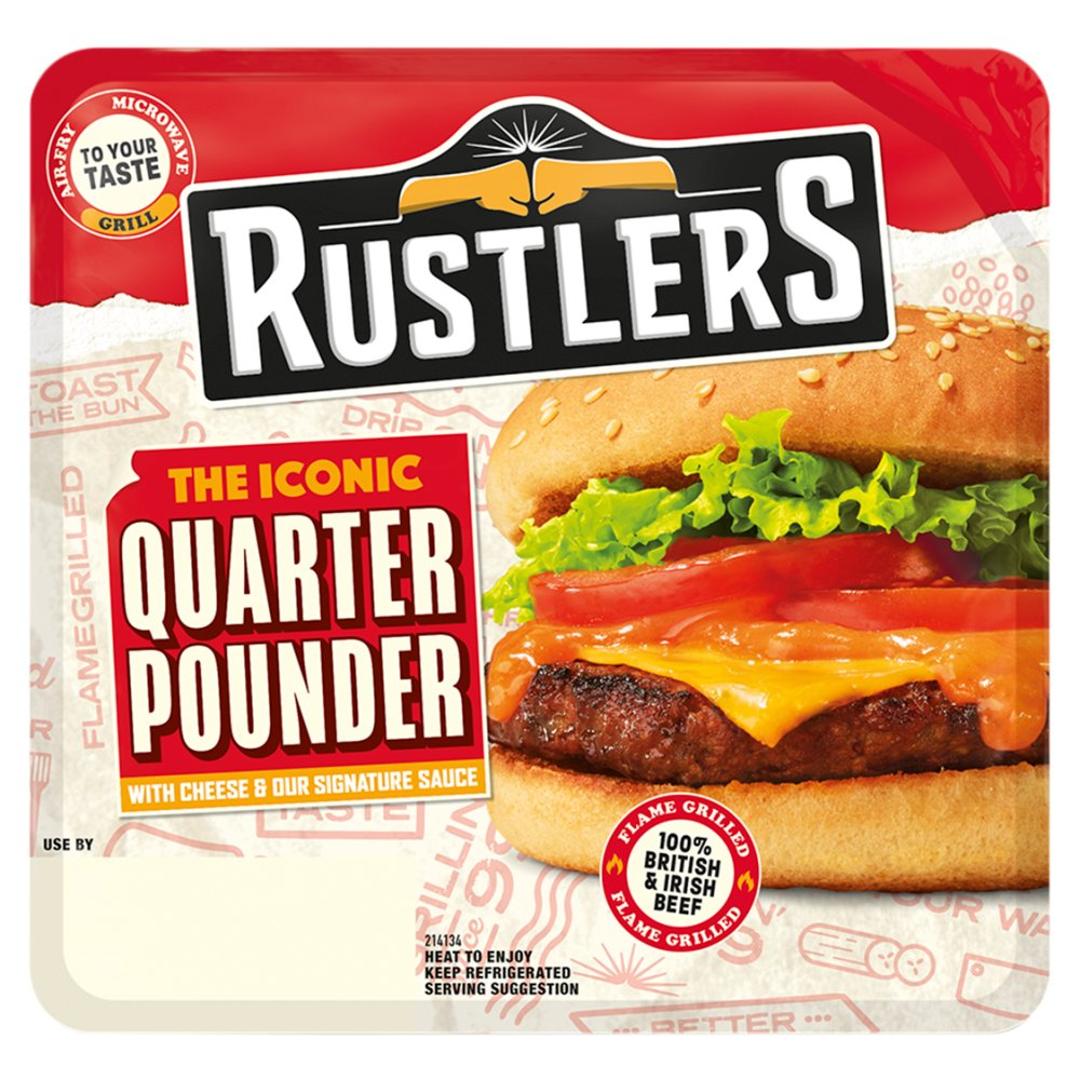 Rustlers The Iconic Quarter Pounder with Cheese & Our Signature Sauce