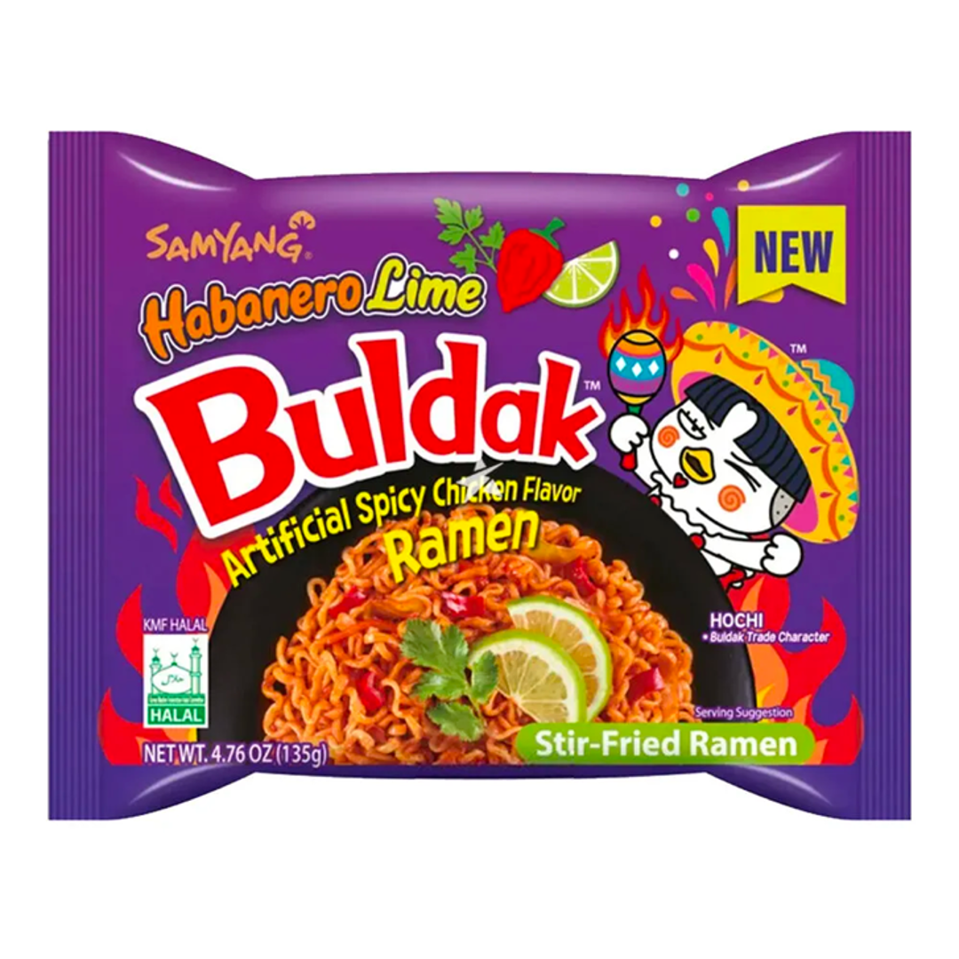 Buldak Habanero Lime Samyang Hot Chicken