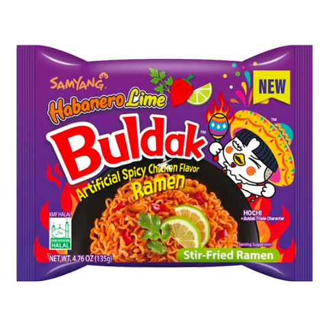 Buldak Habanero Lime Samyang Hot Chicken