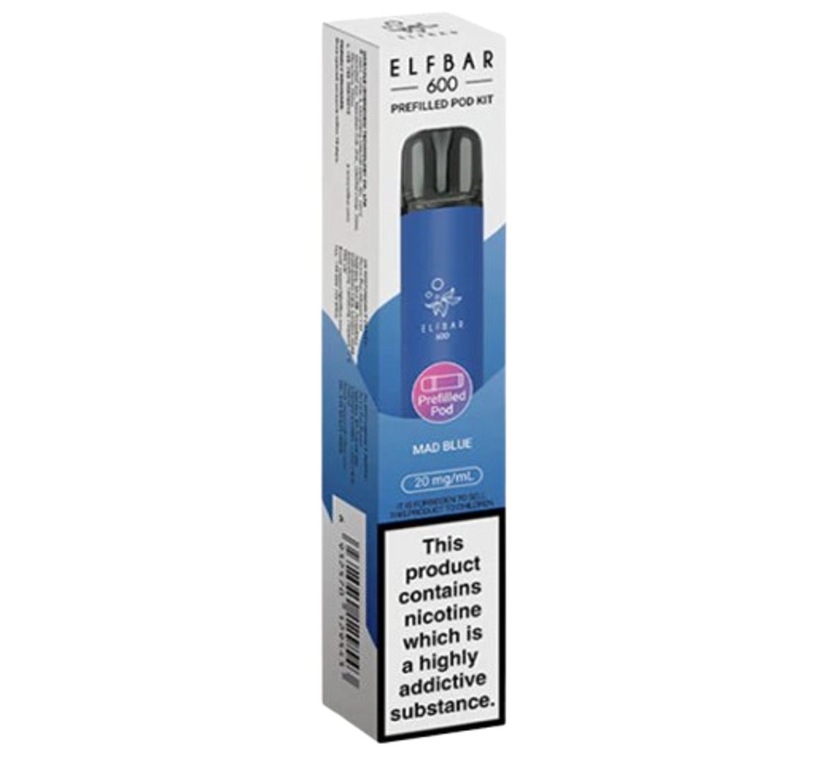 Elfbar 600 Mad Blue Prifilled Pod Kit