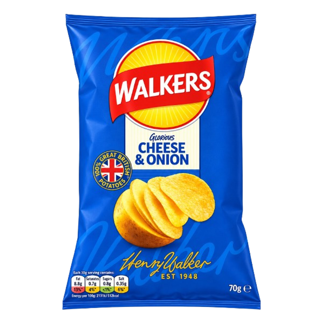 Walkers Glorious Cheese & Onion