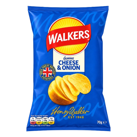 Walkers Glorious Cheese & Onion