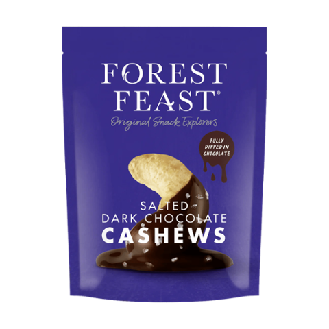 Forest Feast Salted Dark Chocolate Cashews