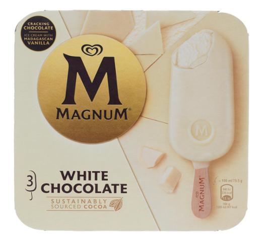 Magnum Ice Cream Sticks White Chocolate