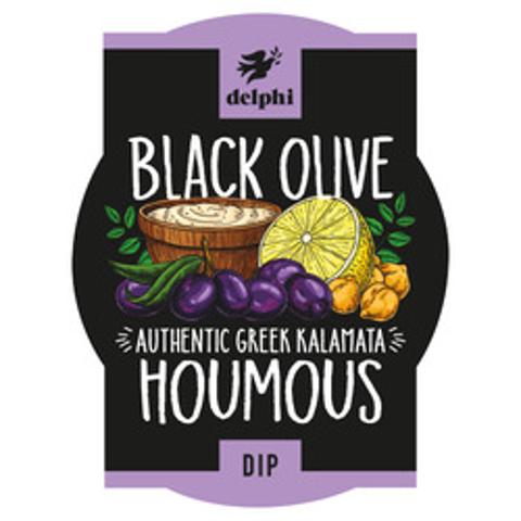Delphi Black Olive Houmous Dip
