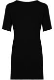 Black Contrast Born To Fly Print Tees