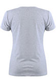 Grey Lady Sequin & Pearls Trim Tee