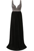 Black Sequin Textured Netted Maxi Dress 