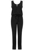 Black Zip Up Jumpsuit