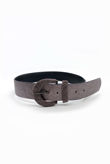 Gun Metal Chunky Metallic Glitter Belt