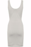 White Net Panel Detail Bodycon Dress
