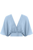 Sky Cross Over Back Tie Up Top