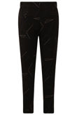 Black Web Print Tailored Trouser
