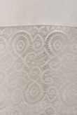 White Lace Trim Dip Back Maxi Dress