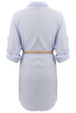 Waist Tie Shirt Dress 