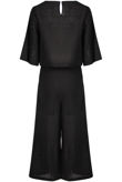 Black Broderie Anglaise Crop Top & Culottes Set