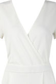 White Cross Over Back Cut Out Jumpsuit