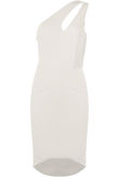 White One Shoulder Cut Out Bodycon Dress 
